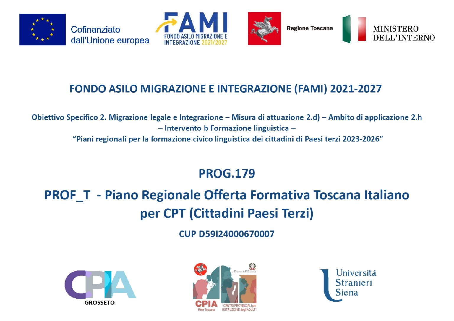 Fami 2021-2027 Targa